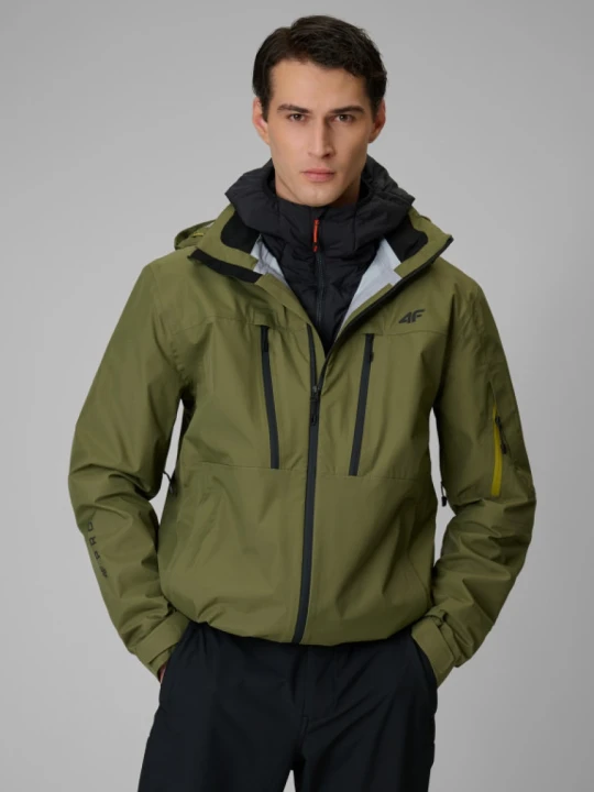 Zdjęcie produktu Męska kurtka trekkingowa 4F PRO 4FWSS26TTJAM1101 - khaki