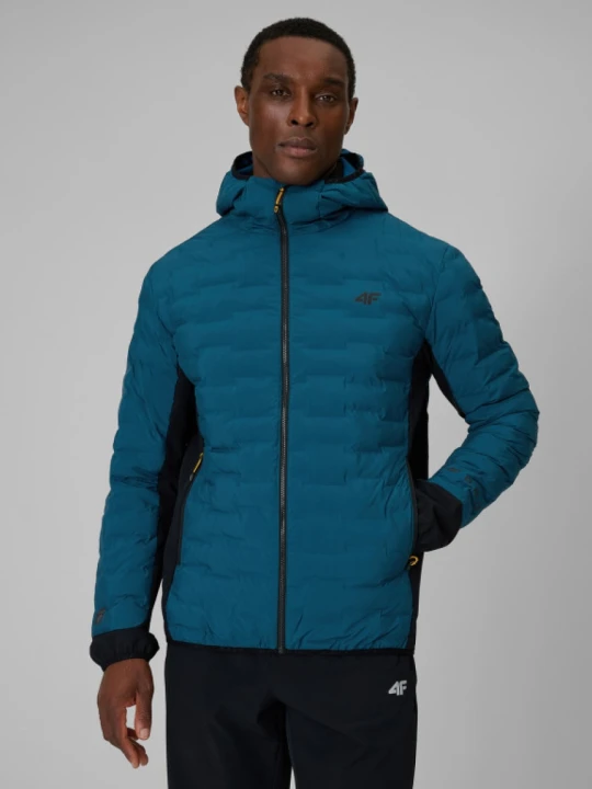 Zdjęcie produktu Męska kurtka trekkingowa puchowa 4F 4FRSS26TDJAM0961 - granatowa