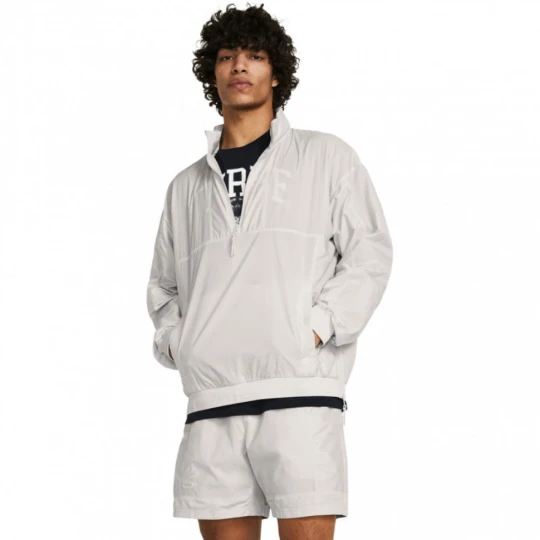 Zdjęcie produktu Męska kurtka treningowa Under Armour Curry Woven Jacket - biała
