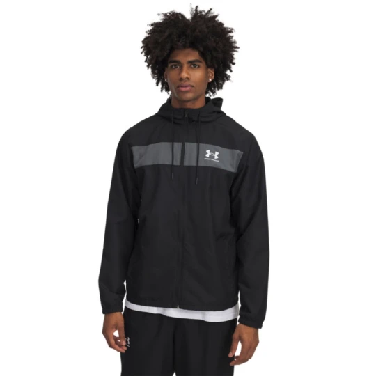 Zdjęcie produktu Męska kurtka treningowa UNDER ARMOUR UA SPORTSTYLE WINDBREAKER - czarna