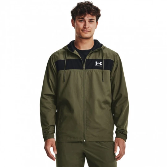 Zdjęcie produktu Męska kurtka treningowa Under Armour UA Sportstyle Windbreaker - oliwkowa / khaki