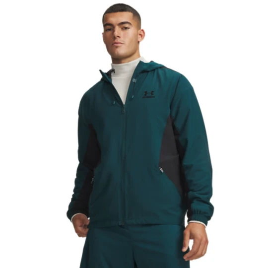 Zdjęcie produktu Męska kurtka treningowa Under Armour UA Tech Sport Woven Jacket - turkusowa