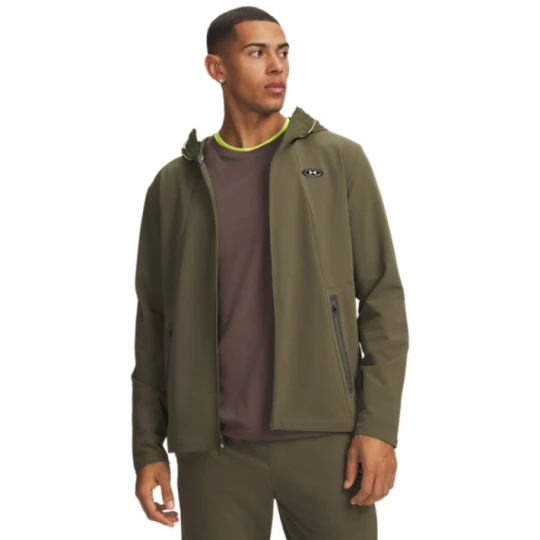Zdjęcie produktu Męska kurtka treningowa Under Armour Utility Woven Winterized FZ - khaki