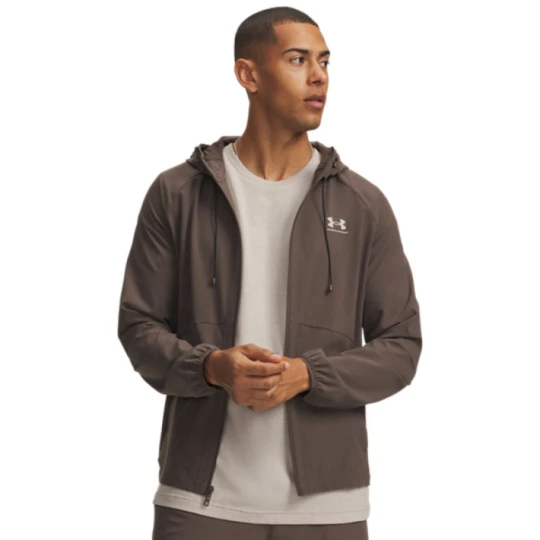 Zdjęcie produktu Męska kurtka wiatrówka Under Armour UA Stretch Woven Windbreaker - brązowa