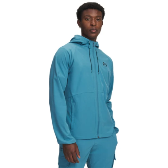 Zdjęcie produktu Męska kurtka wiatrówka Under Armour UA Stretch Woven Windbreaker - niebieska
