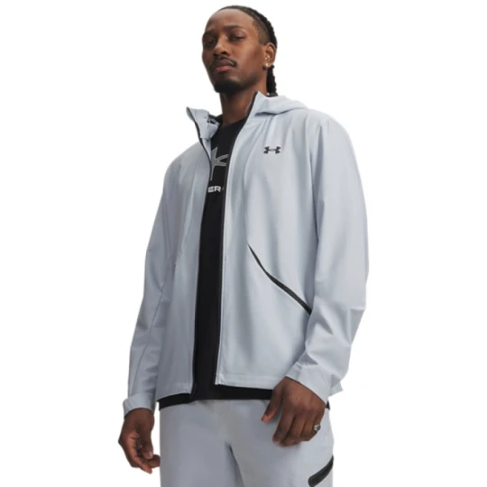 Zdjęcie produktu Męska kurtka z kapturem Under Armour UA Unstoppable Woven Jacket - niebieska