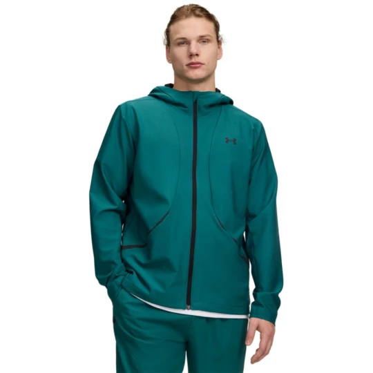Zdjęcie produktu Męska kurtka z kapturem Under Armour UA Unstoppable Woven Jacket - zielona