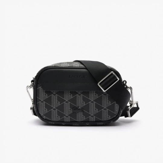 Zdjęcie produktu Męska mała torba płócienna z monogramem do noszenia na skos The Blend Lacoste
