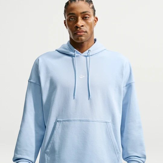 Zdjęcie produktu Męska oversizowa bluza z kapturem z dzianiny dresowej Nike Club - Niebieski
