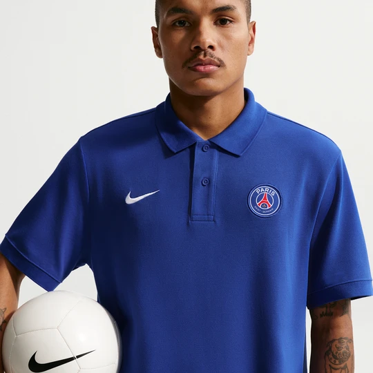 Zdjęcie produktu Męska piłkarska koszulka polo Nike Paris Saint-Germain Club - Niebieski