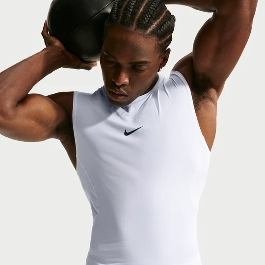 Zdjęcie produktu Męska przylegająca koszulka bez rękawów do fitnessu Dri-FIT Nike Pro - Biel