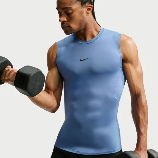 Zdjęcie produktu Męska przylegająca koszulka bez rękawów do fitnessu Dri-FIT Nike Pro - Niebieski