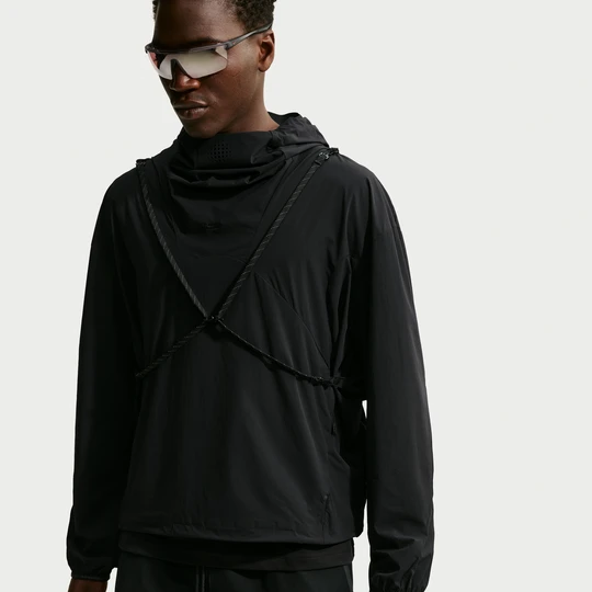 Zdjęcie produktu Męska wielofunkcyjna bluza wkładana przez głowę Dri-FIT Nike Tech Helios - Czerń