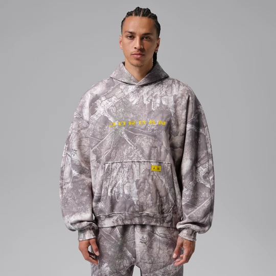 Zdjęcie produktu Męska wkładana przez głowę dzianinowa bluza z kapturem Realtree Jordan Brooklyn - Biel