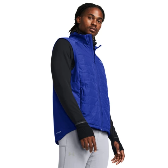 Zdjęcie produktu Męski bezrękawnik do biegania Under Armour Launch Pro Insulated Vest - niebieski
