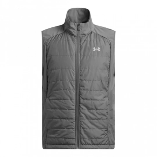 Zdjęcie produktu Męski bezrękawnik do biegania Under Armour Launch Pro Insulated Vest - szary