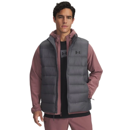 Zdjęcie produktu Męski bezrękawnik z puchem naturalnym Under Armour Legend Down Vest - szary