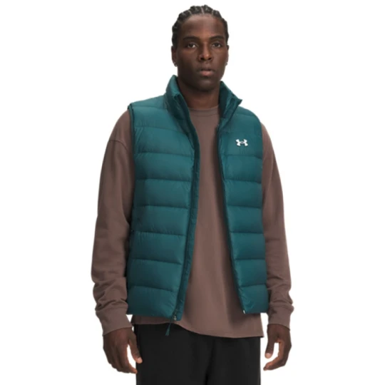 Zdjęcie produktu Męski bezrękawnik z puchem naturalnym Under Armour Legend Down Vest - turkusowy