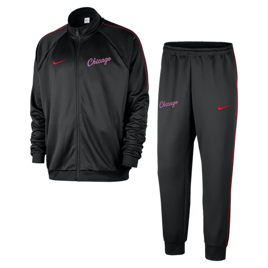 Zdjęcie produktu Męski dres NBA Nike Club Peak Chicago Bulls City Edition - Czerń
