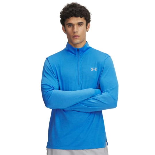 Zdjęcie produktu Męski longsleeve do biegania Under Armour UA Launch 1 / 4 ZIP - niebieski