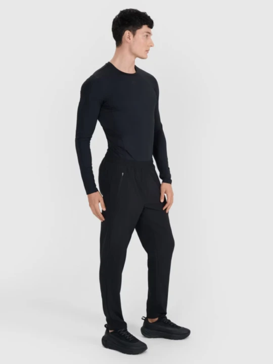 Zdjęcie produktu Męski longsleeve treningowy 4F 4FWMM00TFLOM507 - czarny