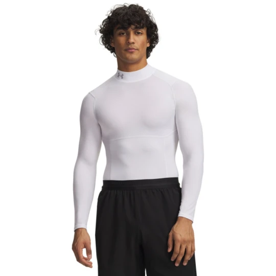 Zdjęcie produktu Męski longsleeve treningowy Under Armour UA HG Elite Comp Mock LS - biały