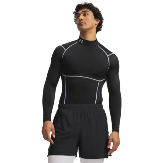 Zdjęcie produktu Męski longsleeve treningowy Under Armour UA HG Elite Comp Mock LS - czarny