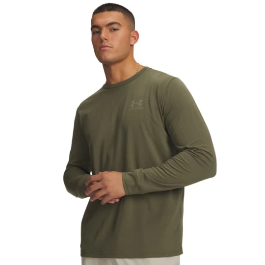 Zdjęcie produktu Męski longsleeve Under Armour SPORTSTYLE LEFT CHEST LS - khaki