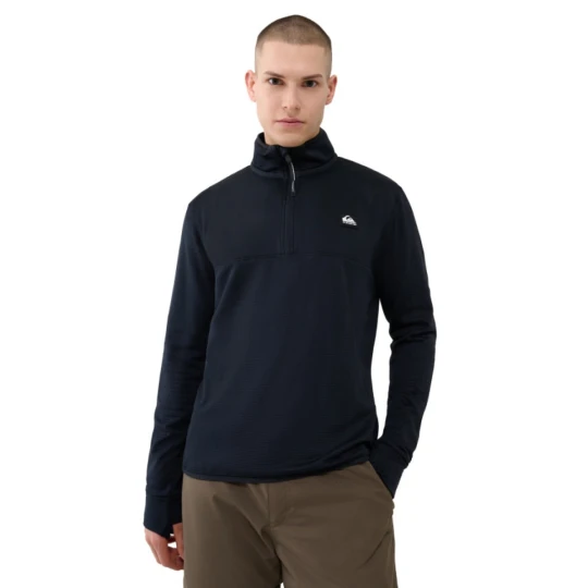 Zdjęcie produktu Męski polar nierozpinany bez kaptura Quiksilver Step Point HZ Fleece - szary