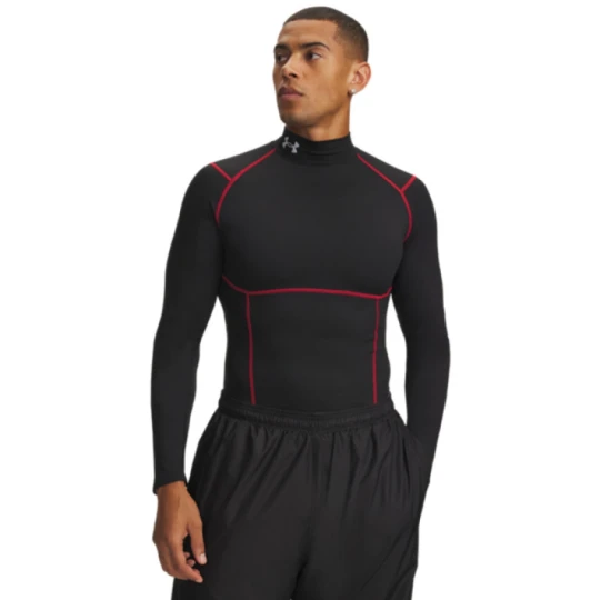 Zdjęcie produktu Męski półgolf kompresyjny Under Armour UA ColdGear Elite Comp Mock - czarny