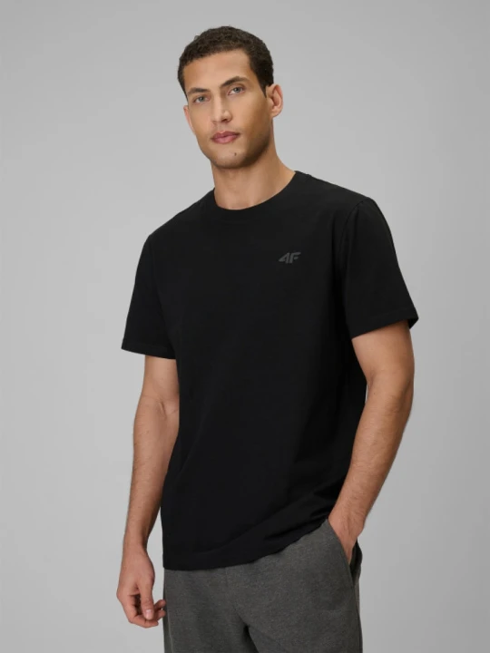 Zdjęcie produktu Męski t-shirt bez nadruku (2-pack) 4F 4FRSS26TTSHM4226 - multikolor