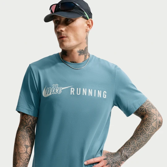 Zdjęcie produktu Męski T-shirt do biegania Dri-FIT Nike - Niebieski