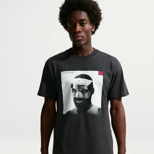 Zdjęcie produktu Męski T-shirt do koszykówki LeBron „Masked Menace” - Czerń Nike