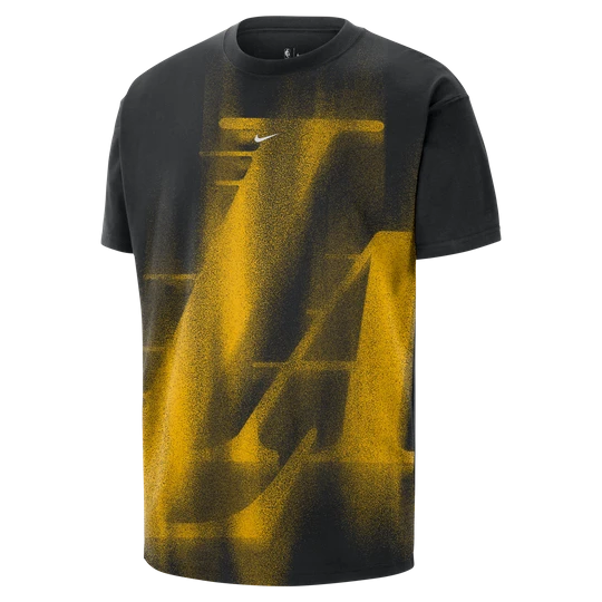 Zdjęcie produktu Męski T-shirt do koszykówki Los Angeles Lakers - Czerń Nike