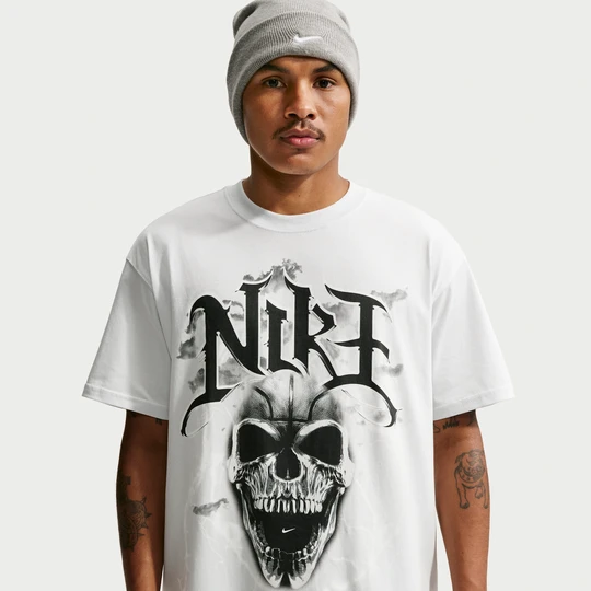 Zdjęcie produktu Męski T-shirt do koszykówki Nike - Biel