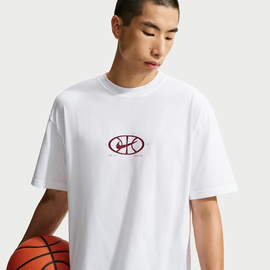 Zdjęcie produktu Męski T-shirt do koszykówki Nike - Biel