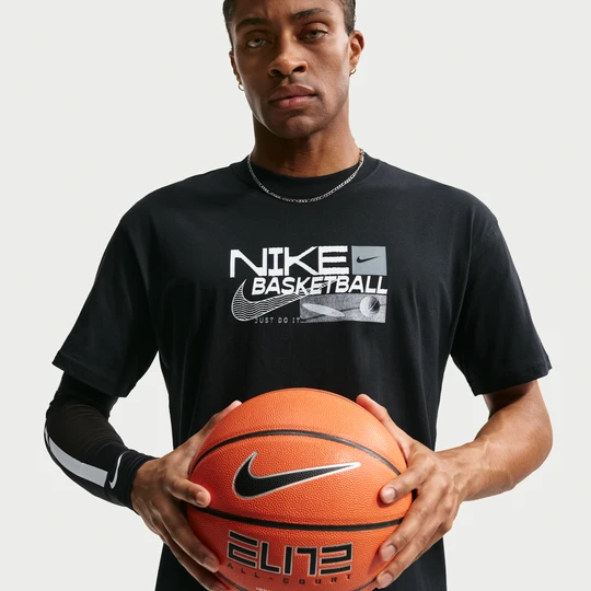 Zdjęcie produktu Męski T-shirt do koszykówki Nike - Czerń