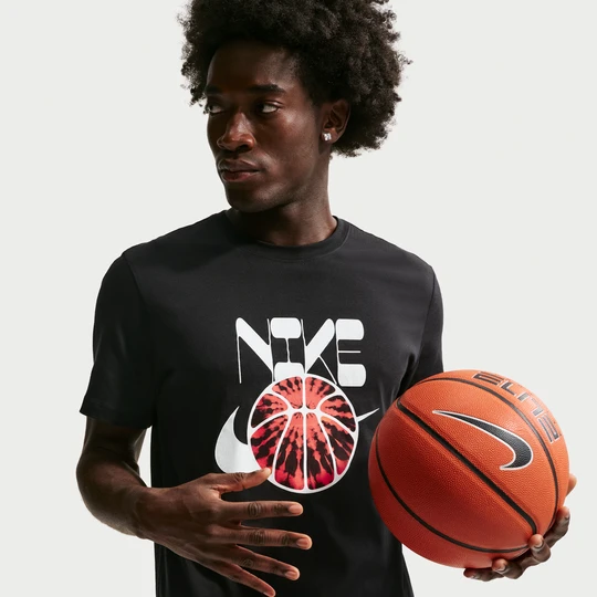 Zdjęcie produktu Męski T-shirt do koszykówki Nike - Czerń