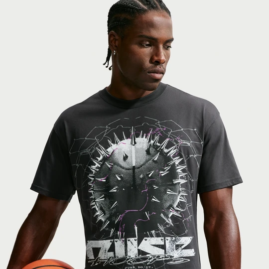 Zdjęcie produktu Męski T-shirt do koszykówki Nike - Czerń