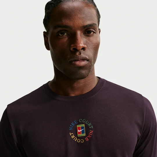 Zdjęcie produktu Męski T-shirt do tenisa Dri-FIT NikeCourt - Czerwony