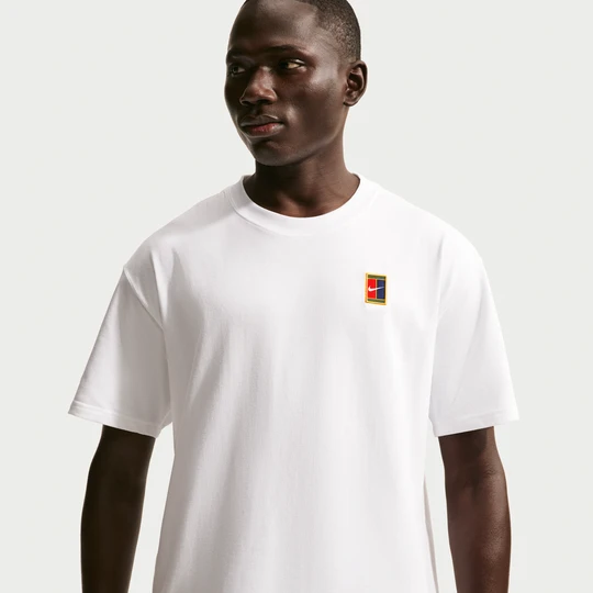 Zdjęcie produktu Męski T-shirt do tenisa Max90 NikeCourt - Biel
