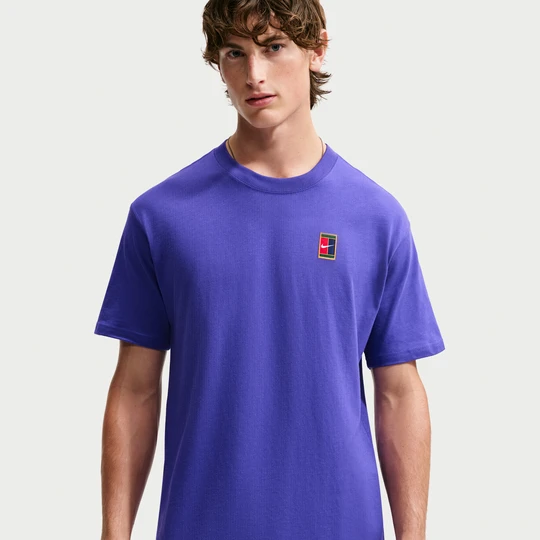 Zdjęcie produktu Męski T-shirt do tenisa Max90 NikeCourt - Fiolet