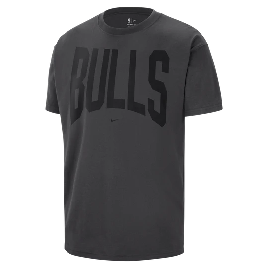 Zdjęcie produktu Męski T-shirt koszykarski Chicago Bulls Nike - Szary