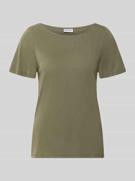 Zdjęcie produktu męski t-shirt o kroju regular fit model 'PCANORA' Pieces Khaki