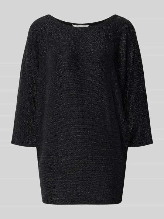 Zdjęcie produktu męski t-shirt o kroju regular fit w efekt błyszczący model 'Party' Apricot Czarny