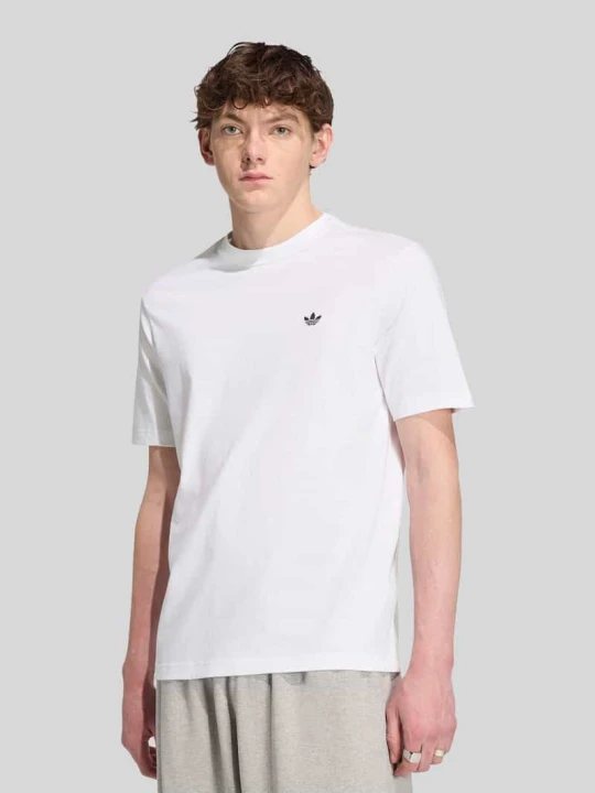 Zdjęcie produktu męski t-shirt o kroju regular fit z czystej bawełny adidas Originals Biały