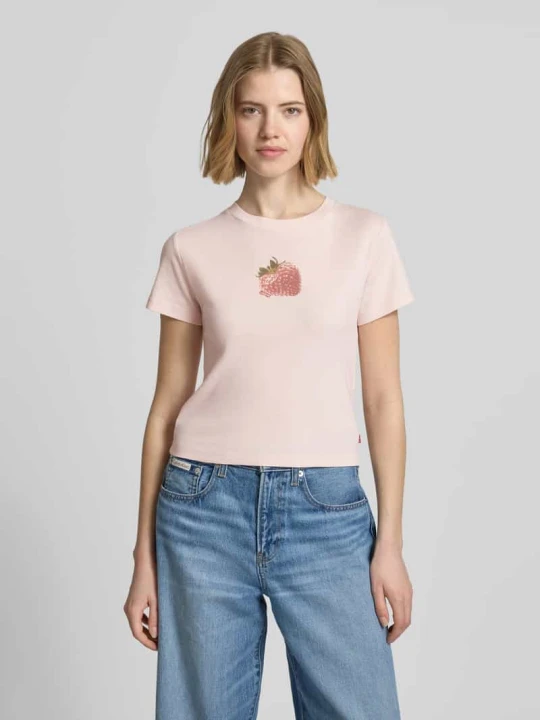 Zdjęcie produktu męski t-shirt o kroju regular fit z czystej bawełny Levi's Różowy
