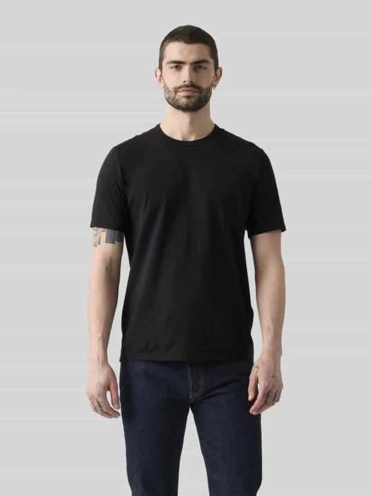 Zdjęcie produktu męski t-shirt o kroju regular fit z czystej bawełny Levi's Czarny
