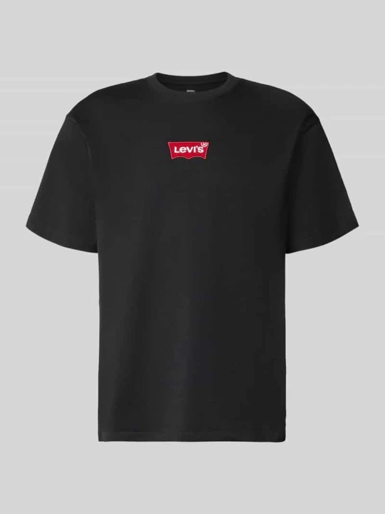 Zdjęcie produktu męski t-shirt o kroju regular fit z czystej bawełny Levi's Czarny