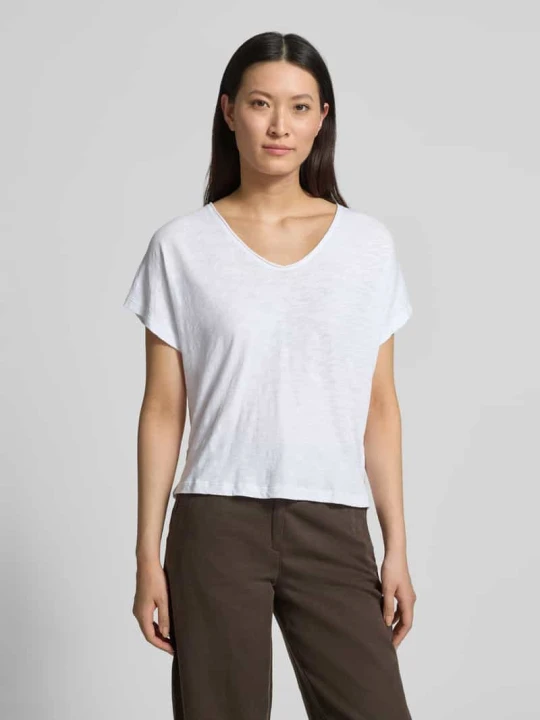 Zdjęcie produktu męski t-shirt o kroju regular fit z czystej bawełny Marc O'Polo Biały